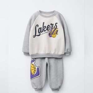 Zara Boys Lakers Set NWT